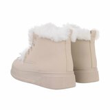 Beige korte winterboot Carlijn_