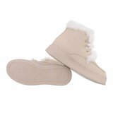 Beige korte winterboot Carlijn_