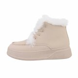 Beige korte winterboot Carlijn_