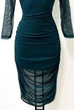 Prachtige teal blauwe bodycon jurk._