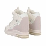 Hoge beige mixed  sneaker Helga_