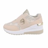 Lage abrikoos rose instap sneaker Elona_