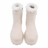 Beige daimen winterboot Irene_