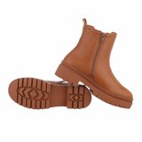 Camelkleurige lage  Chelsea boot Aska_