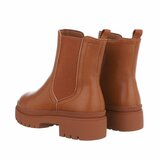 Camelkleurige lage  Chelsea boot Aska_