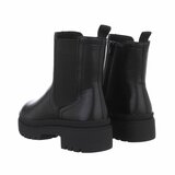 Zwarte lage  Chelsea boot Aska_