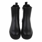 Zwarte lage  Chelsea boot Aska_