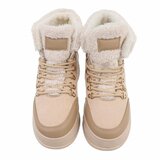 Beige daimen winterboot Sahima_