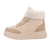 Beige daimen winterboot Sahima_