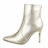 Gouden high heel enkellaarsje Jellie_