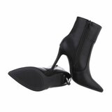 Zwart high heel enkellaarsje Jellie_