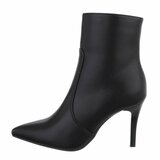 Zwart high heel enkellaarsje Jellie_