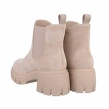 Beige suede Chelsea boot Magali._