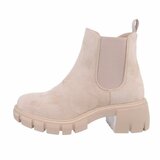 Beige suede Chelsea boot Magali._