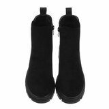 Zwarte suede Chelsea boot Magali._