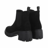 Zwarte suede Chelsea boot Magali._