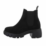 Zwarte suede Chelsea boot Magali._