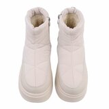 Beige korte winterboot Atusa_