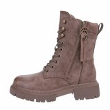 Kaki bruine boot Nynke_