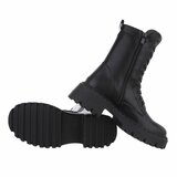 Zwarte halfhoge boot Abira_