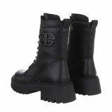 Zwarte halfhoge boot Abira_