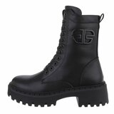 Zwarte halfhoge boot Abira_