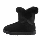 Zwarte daimen snowboot Amarisa._