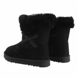 Zwarte daimen snowboot Amarisa._