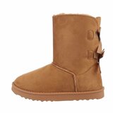 Camelkleurige daimen snowboot Amela._