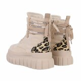 Beige daimen mix boot Alouisa_