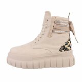 Beige daimen mix boot Alouisa_