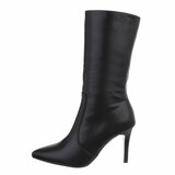 Bottines hautes noires Anouck_