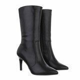 Bottines hautes noires Anouck_