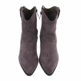 Bottines marrons en daim Alvina_