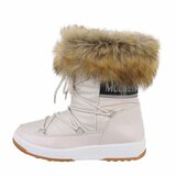 Beige korte winterboot Heidi_