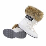 Witte korte winterboot Heidi_