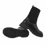 Zwarte mixed boot Amparo_