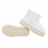 Witte korte winterboot Alpina_