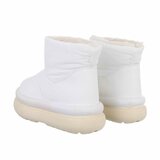 Witte korte winterboot Alpina_