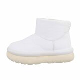 Witte korte winterboot Alpina_
