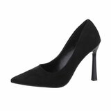 Zwarte suede pump Jolie_