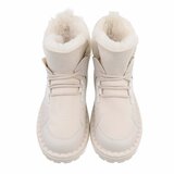 Beige korte winterboot Loeka_