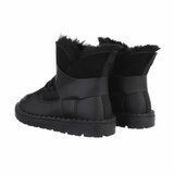 Zwarte korte winterboot Loeka_