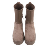 Kaki bruine mixed winterboot Annabel_