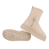 Beige mixed winterboot Annabel_