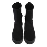 Zwarte mixed winterboot Annabel_