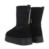 Zwarte mixed winterboot Annabel_