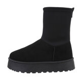 Zwarte mixed winterboot Annabel_