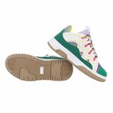 Lage groene mix sneaker Anatoli_