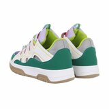 Lage groene mix sneaker Anatoli_